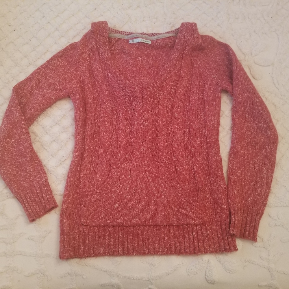 Maurices Red Hooded Sweater